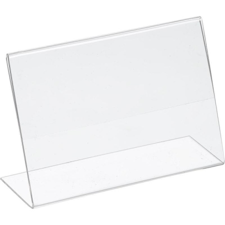 Ценникодержатель-подставка Attache акрил 120x80 мм прозрачный