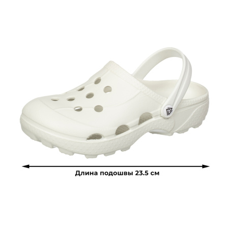 Сабо женские Evart Ола ЭВА белые размер 36 с ремешком