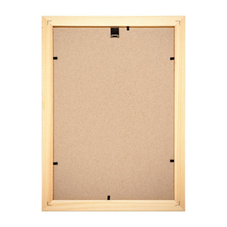 Рамка Зебра А4 21х30 см деревянный багет 16 мм желтая Рамка Зебра А4 21х30 см деревянный багет 16 мм желтая