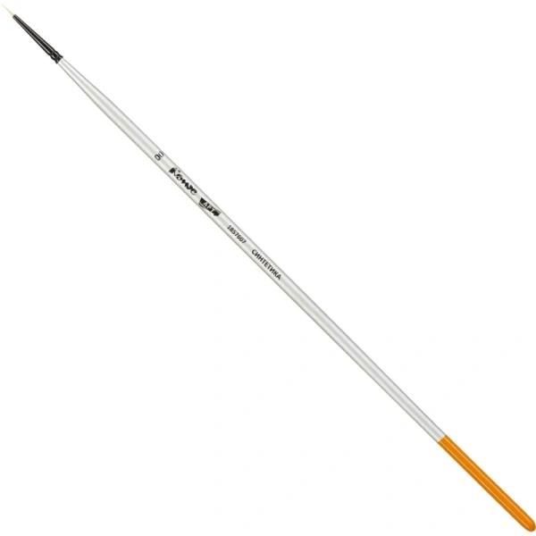 Кисть художественная Комус Арт круглая жесткая синтетика №00