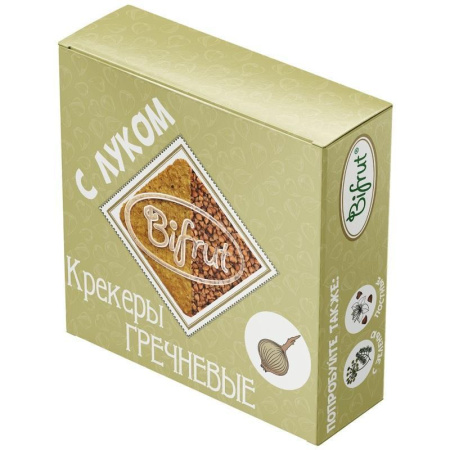 Крекеры Bifrut гречневые с луком 210 г Крекеры Bifrut гречневые с луком 210 г