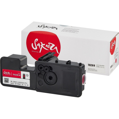 Картридж лазерный Sakura TK5230 M для Kyocera пурпурный совместимый