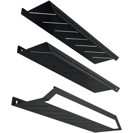 Полка для ванной комплект RU3051B (черный)