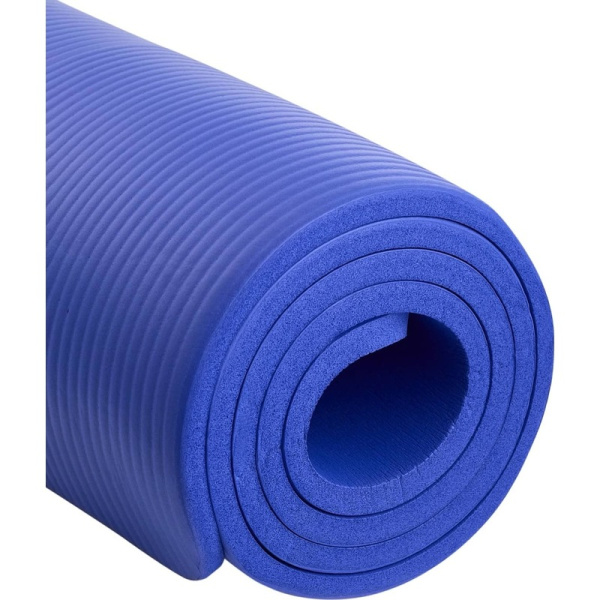 Коврик для йоги Starfit FM-301 NBR 183x61х1.2 см темно-синий
