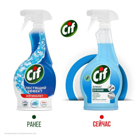 Средство для стекол и зеркал Cif Легкость чистоты 500 мл