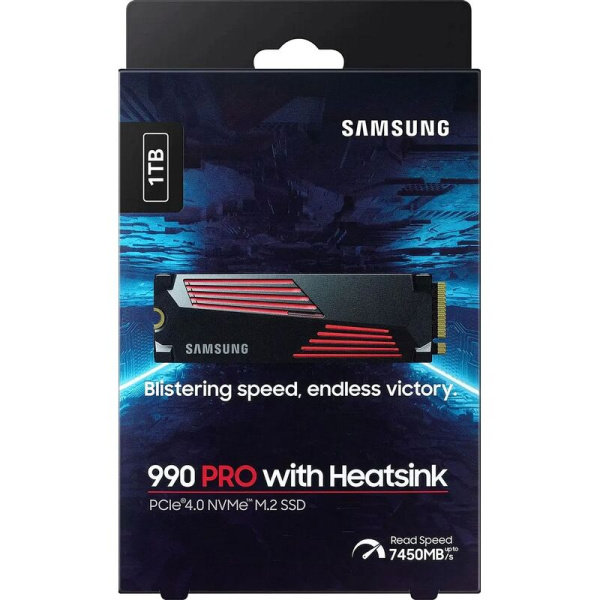 SSD накопитель Samsung 990 Pro 1 ТБ (MZ-V9P1T0CW)
