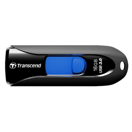 Флеш-память Transcend JetFlash 790 16Gb USB 3.0 черно-синяя