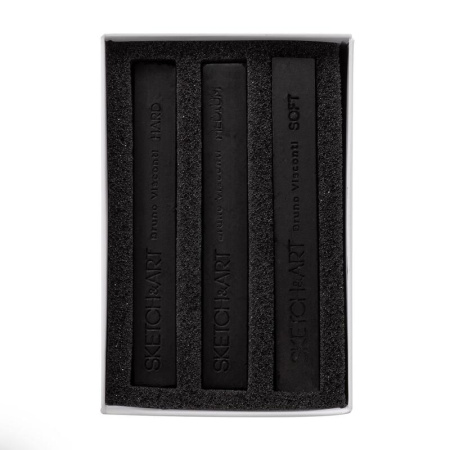 Уголь прессованный Sketch&Art черный 3 штуки (25-001) Уголь прессованный Sketch&Art черный 3 штуки (25-001)