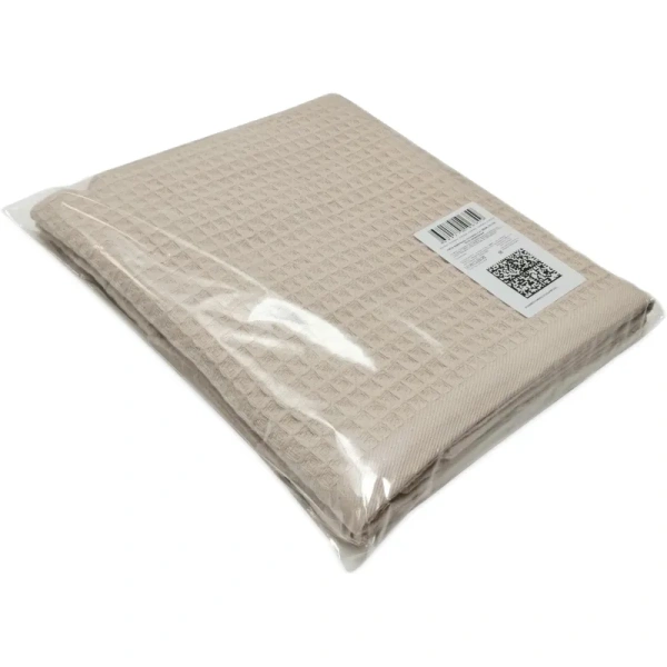 Набор полотенец вафельных 50x80 см/70x130 см 290 г/кв.м голубой (2  штуки)