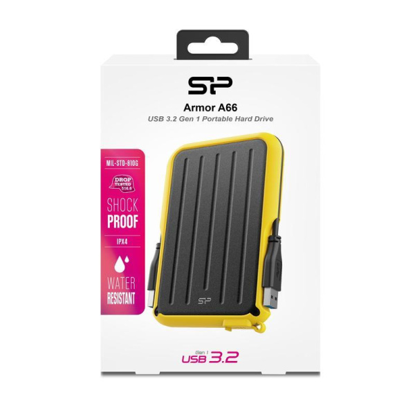 Внешний жесткий диск Silicon Power Armor A66 4 Tb (SP040TBPHD66LS3Y)