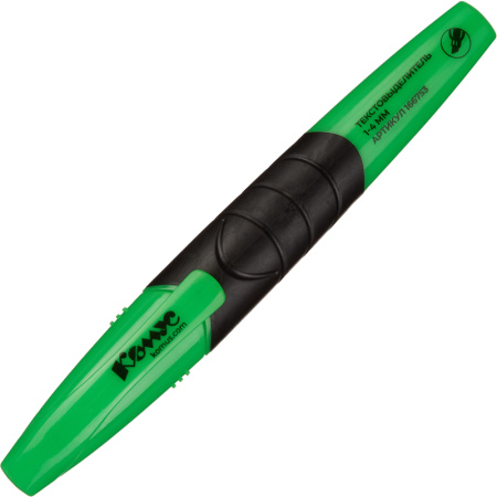 Текстовыделитель Комус зеленый (толщина линии 1-4 мм)