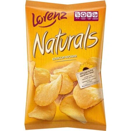 Чипсы Lorenz Naturals с солью 100 г