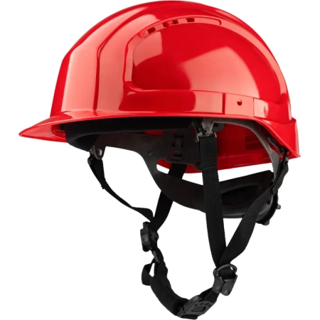 Каска защитная TOPFORT Универсал 303 красная с храповым механизмом