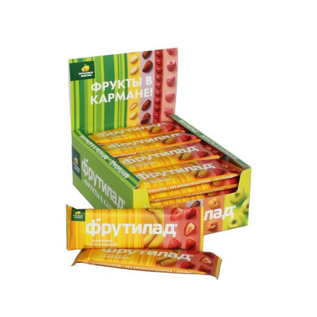 Батончик Фрутилад с бананом и клубникой (24 батончика по 30 г)