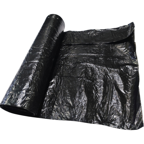 Мешки для мусора 120 л черные (ПВД 30 мкм, 10 штук)