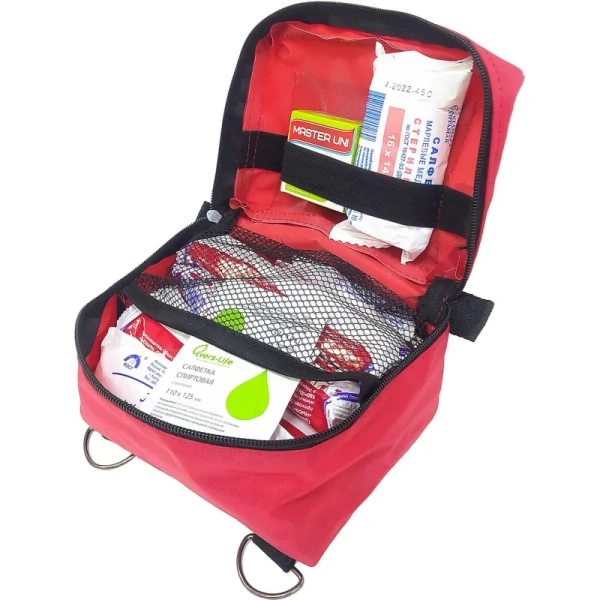 Аптечка индивидуальная лесного пожарного ФЭСТ с наполнением (тканевая  сумка)