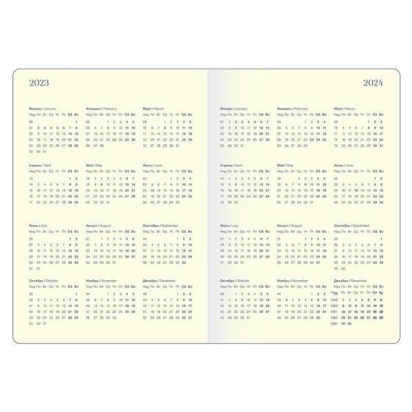 Ежедневник датированный 2023 год InFolio Mellow искусственная кожа А5  176 листов черный (140х200 мм)