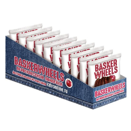 Пирожное Baskerweels Панкейк с вишневой начинкой (60 упаковок по 36 г)