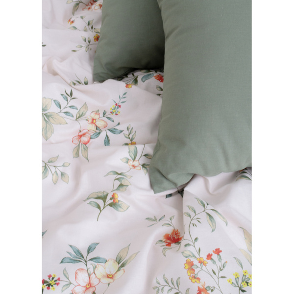 Постельное белье Василиса 319676 (2-спальное с европростыней, перкаль)