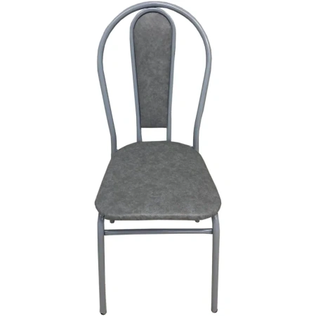 Стул обеденный 4351 серый (искусственная кожа, металл)