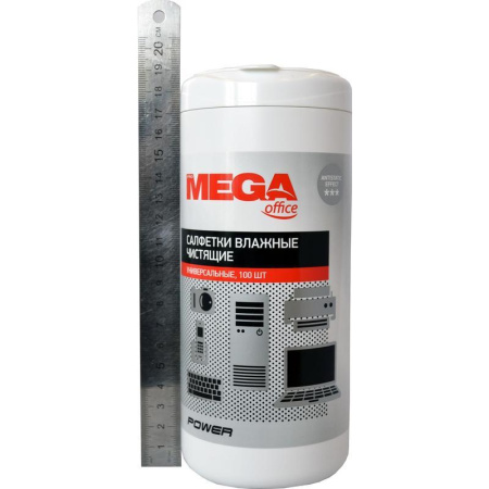 Салфетки в тубе ProMEGA Office Power универсальные (100 шт.)