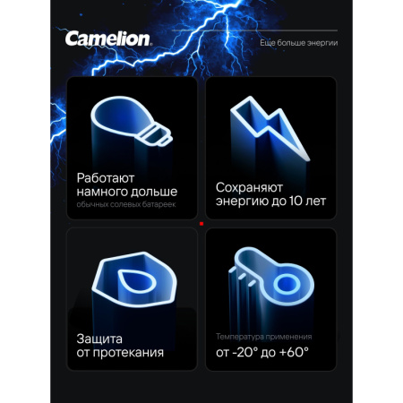 Батарейка крона Camelion Plus