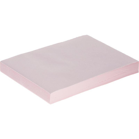 Стикеры Attache Bright colours 76х51 мм пастельные розовые (1 блок,100  листов)