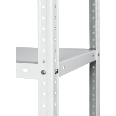 Стеллаж металлический Everest Lite серый 4 полки 750х300х1500 мм