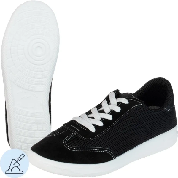 Кроссовки рабочие 09113-2 ПУ из велюра/сетки черные размер 40 (09113-2)