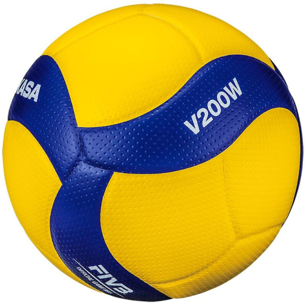 Мяч волейбольный Mikasa V200W №5 желтый/синий