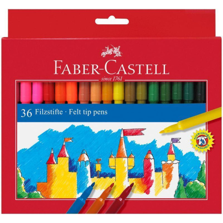 Фломастеры Faber-Castell 36 цветов