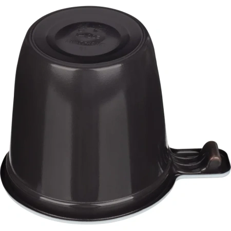 Чашка одноразовая пластиковая 200 мл коричневая/белая 50 штук в упаковке Комус