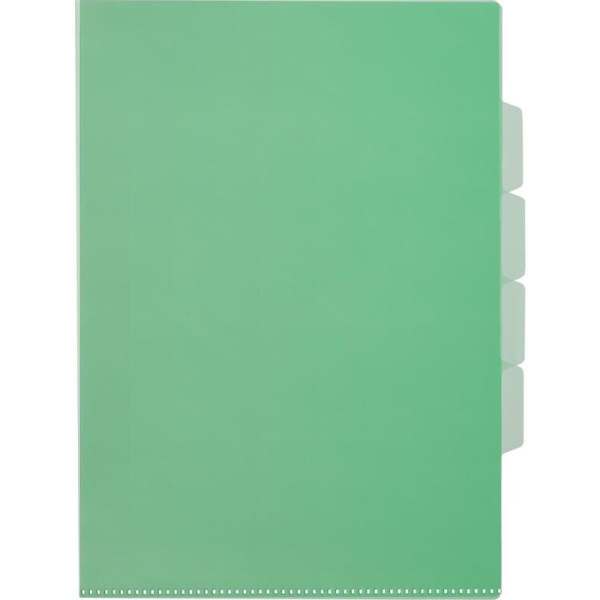 Папка-уголок А4 150 мкм (10 штук в упаковке, 3 отделения)