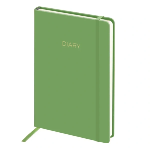 Ежедневник недатированный Attache Dairy А5 зеленый 136 листов (130x210  мм)