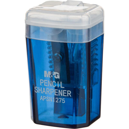Точилка для карандашей M&G с контейнером пластиковая Точилка для карандашей M&G с контейнером пластиковая