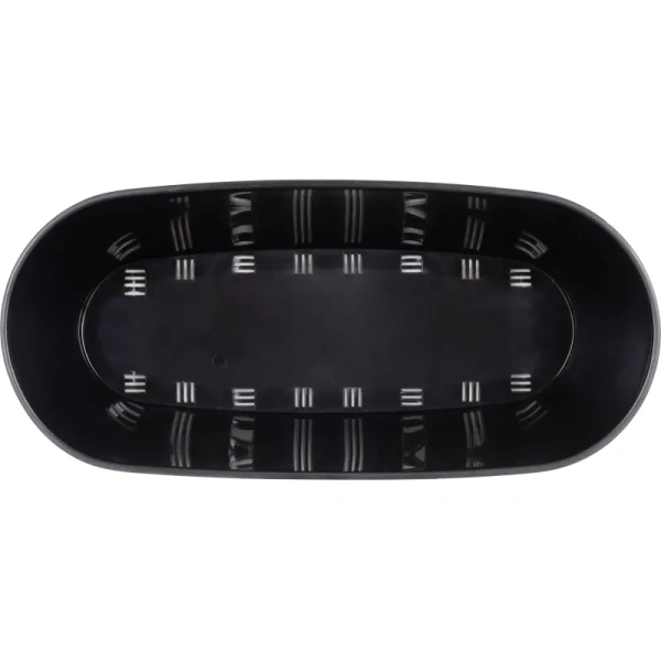 Горшок для цветов Idiland Laurel 5 л с внутренней вставкой 5 л белый  (15x15.2 см)