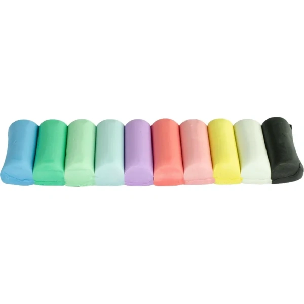 Пластилин классический Kores Plastilina 10 цветов 200 грамм