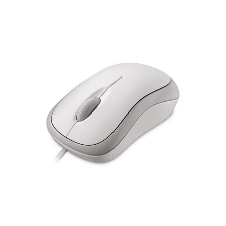 Мышь компьютерная Microsoft Basic Mouse USB белая Мышь компьютерная Microsoft Basic Mouse USB белая