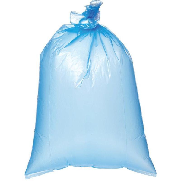 Мешки для мусора на 120 литров Attache синие (18 мкм, в рулоне 20 штук, 70x110 см)
