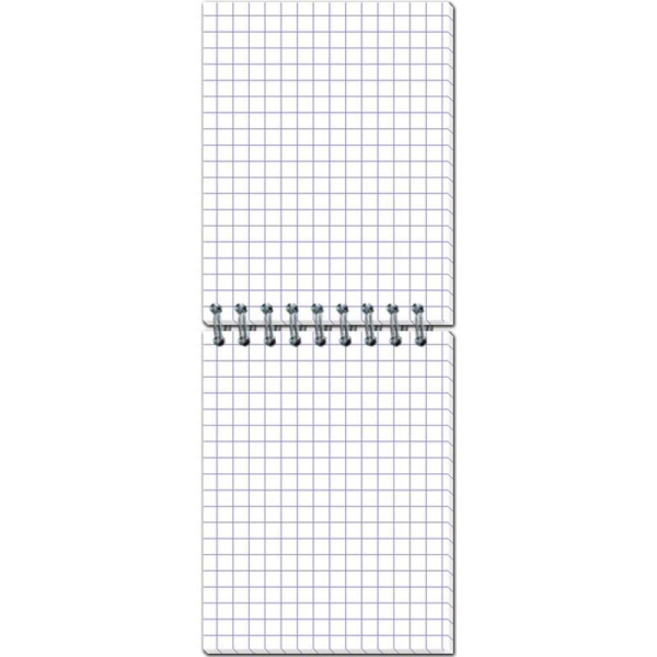 Блокнот Attache Города А7 40 листов разноцветный в клетку на спирали (74х105 мм)
