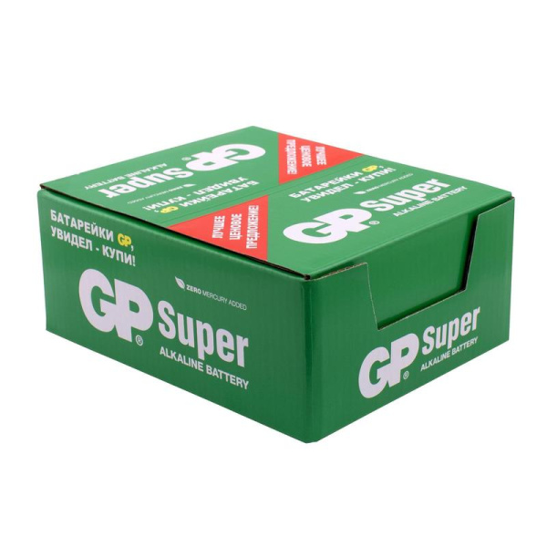 Батарейки АА пальчиковые GP Super (96 штук в упаковке)