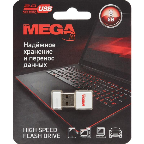 Флешка USB 2.0 8 ГБ Promega Jet NTU116U2008GW