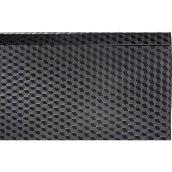 Папка-портфель пластиковая Комус A4 черная (340х40х240 мм, 6 отделений)