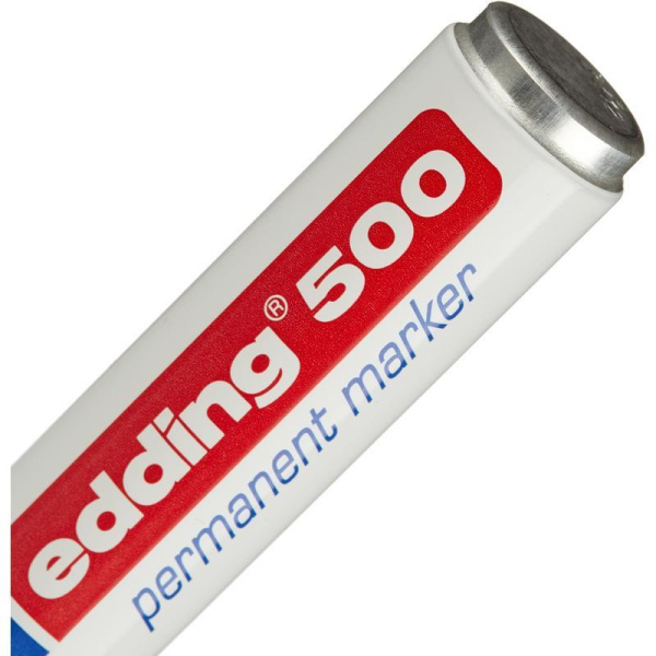 Маркер перманентный Edding 500/10 голубой (толщина линии 2-7 мм) скошенный наконечник