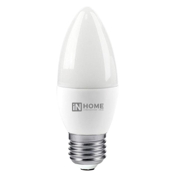 Лампа светодиодная In Home LED-СВЕЧА-VC свеча 8Вт 6500K 760Лм 220В  4690612024820
