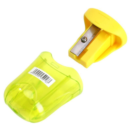 Точилка для карандашей Deli U-touch пластиковая с контейнером цвет  ассорти