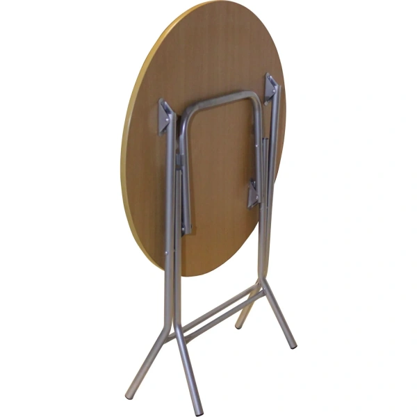 Стол обеденный Ривьера складной (бук/металлик 800х750 мм) бук/металлик