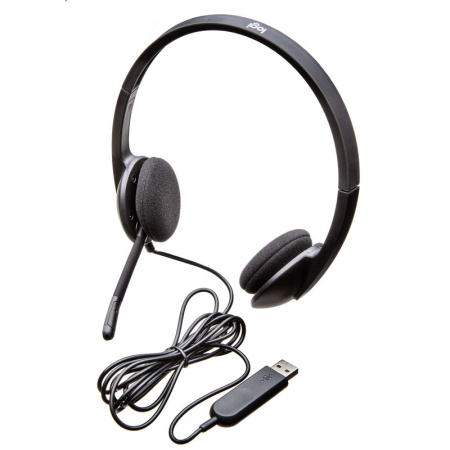 Гарнитура проводная Logitech Headset H340 (981-000509)
