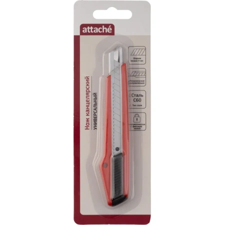 Нож универсальный Attache 9 мм (L501S) Нож универсальный Attache 9 мм (L501S)