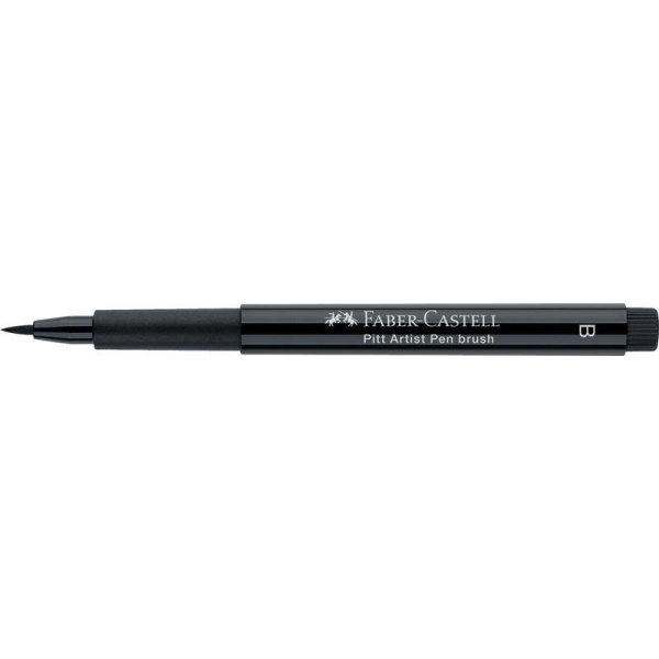 Ручка капиллярная Faber-Castell Pitt Artist Pen Brush черная (толщина  линии 0.7 мм)